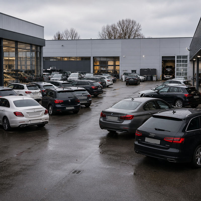 Viele Fahrzeuge im Bestand